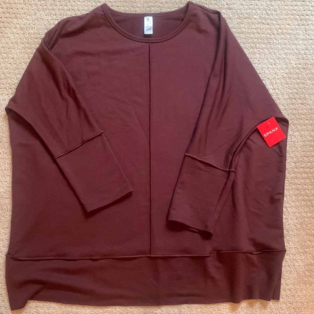 Spanx plt dolman sweatshirt tunic